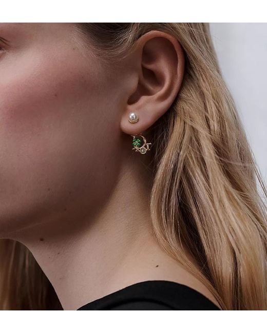 Dior Brown Tribales Earrings