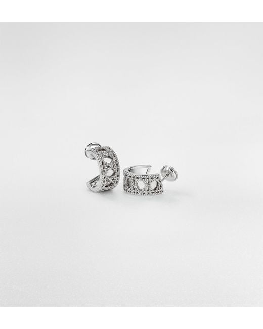 Dior White My Earrings