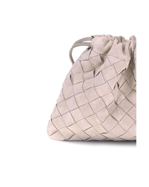 Bottega Veneta Pink Woven Clutch