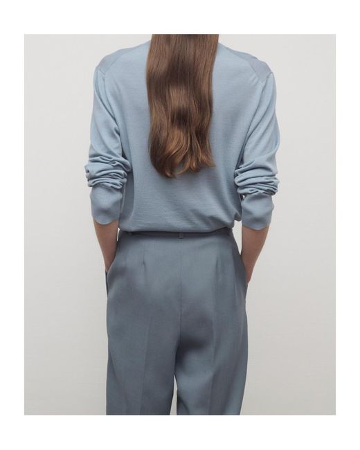 The Row Blue Nari Top
