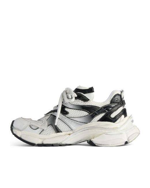 Balenciaga White Runner Mesh Running Shoes for men