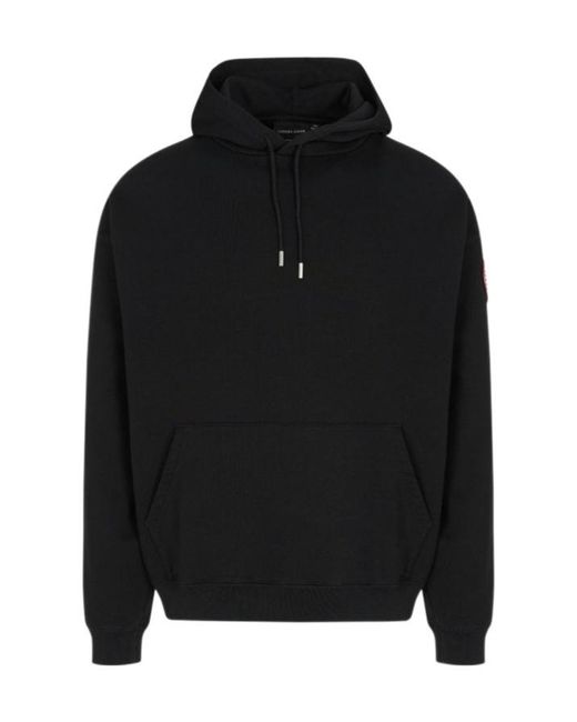 Canada Goose Black Rove Drawstring Hoodie for men