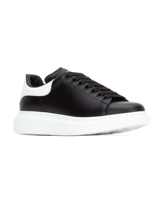 McQueen Black Oversized Low-Top Sneakers