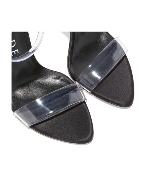 Casadei White Sue Ankle-Strap Heeled Sandals
