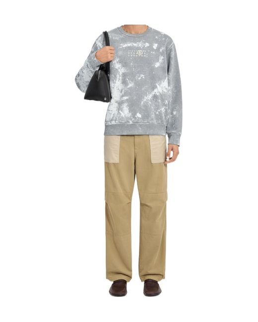 MM6 by Maison Margiela Multicolor Long-Sleeve Crewneck Sweatshirt for men