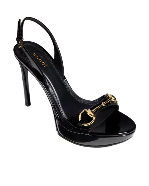 Gucci Black Donna Platform Sandal