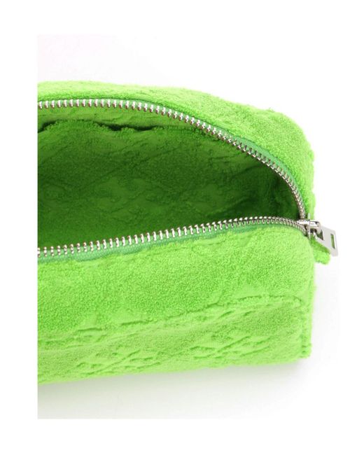 Tory Burch Green Ella Clutch Bag