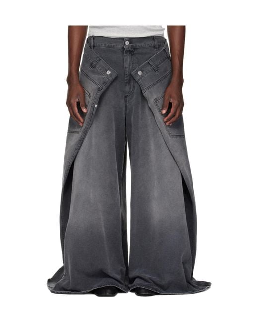 Lu'u Dan Black Maxi X Maxi X Maxi Jeans for men