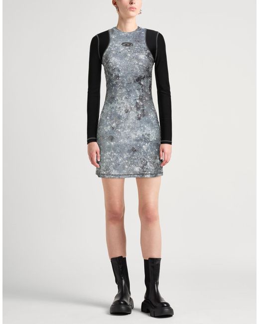 DIESEL Gray Fitted Dress