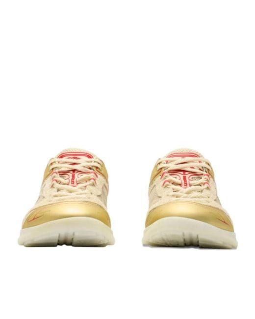Burberry Natural Matrix Mesh Lace-Up Sneakers