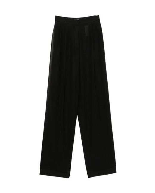 Tom Ford Black Pleated Casual Trousers