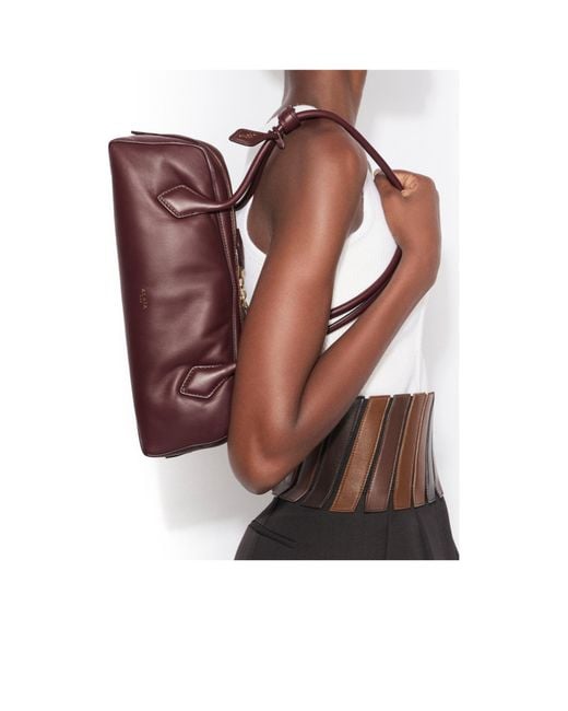 Alaïa Purple Alaïa Medium Le Teckel Padded Shoulder Bag