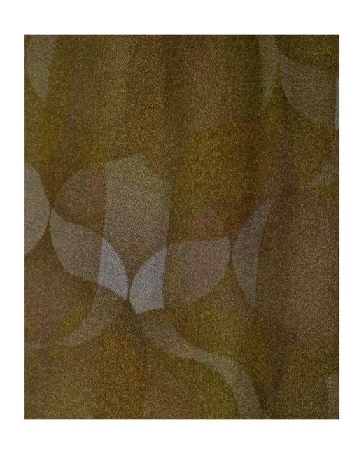 Dries Van Noten Green Rope Printed Shorts for men