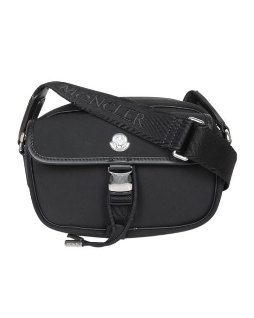 Moncler Black New Trick Water-Repellent Crossbody Bag