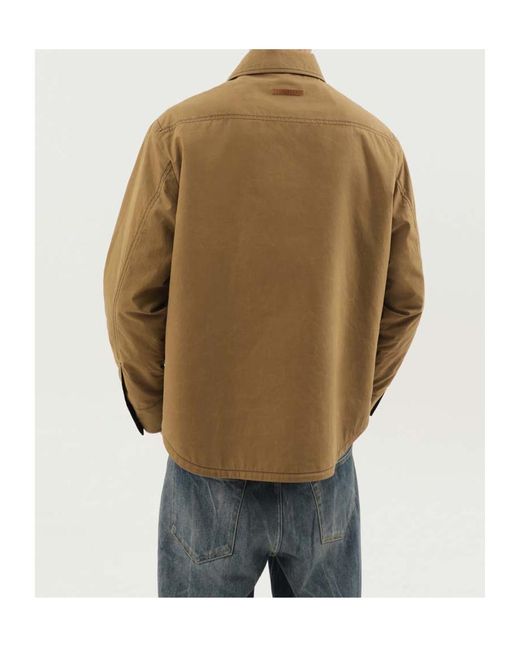 1989 STUDIO Natural Buttoned Pocket Jacket for men