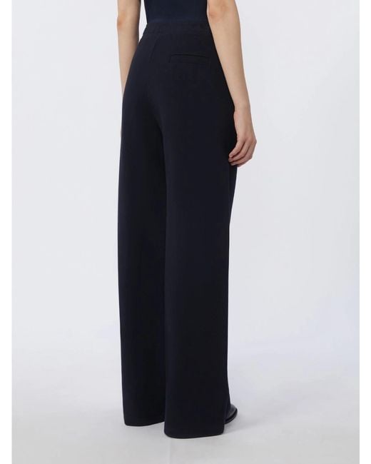 Max Mara Black 'S Bali Straight Leg Drawstring Pants
