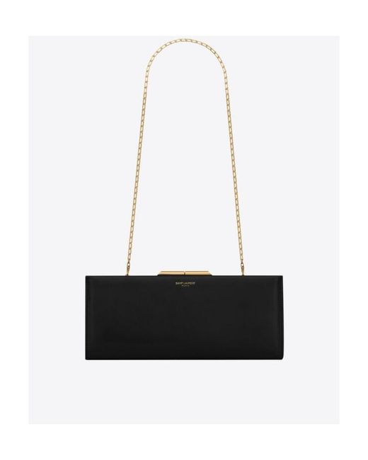 Saint Laurent Black Midnight Small Clutch