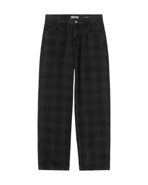 Carhartt Black Logo-Patch Jeans