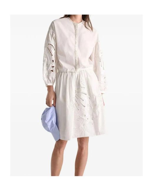 Dorothee Schumacher White Long-Sleeved Cover-Up