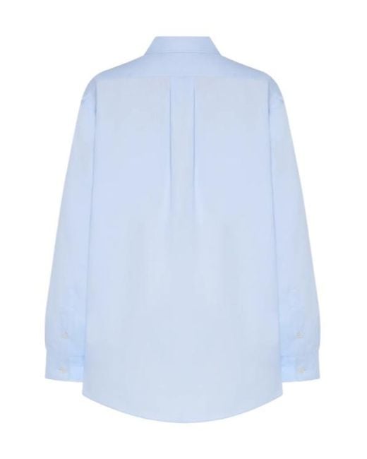 The Row Blue Elva Shirt