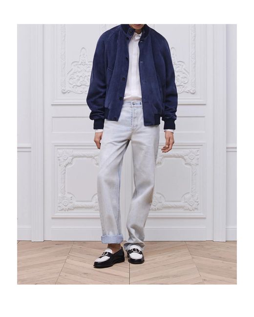 Dior Blue Harrington Jacket for men