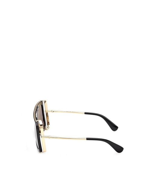 Max Mara Purple Full Frame Sunglasses