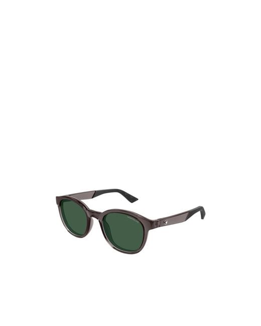 Montblanc Green Eyewear Round Frame Sunglasses for men