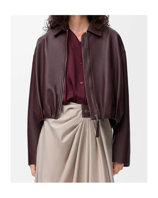 Loewe Brown Draped Jacket