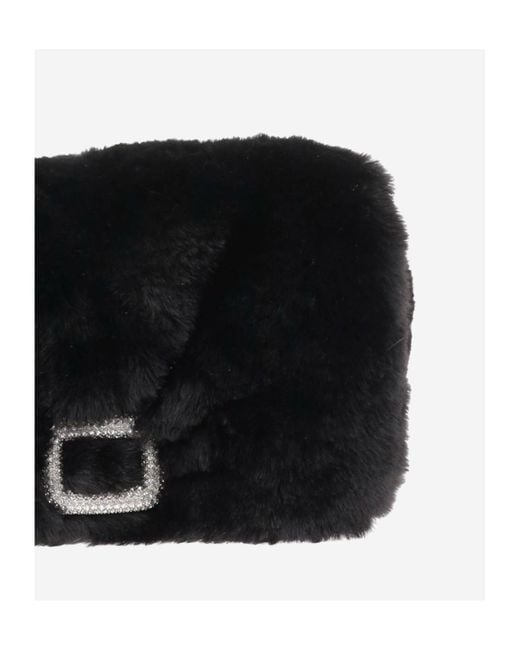 Roger Vivier Black Viv' Choc Phone Holder