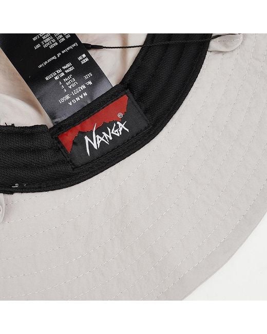 NANGA White Turbulent Sun Hat for men