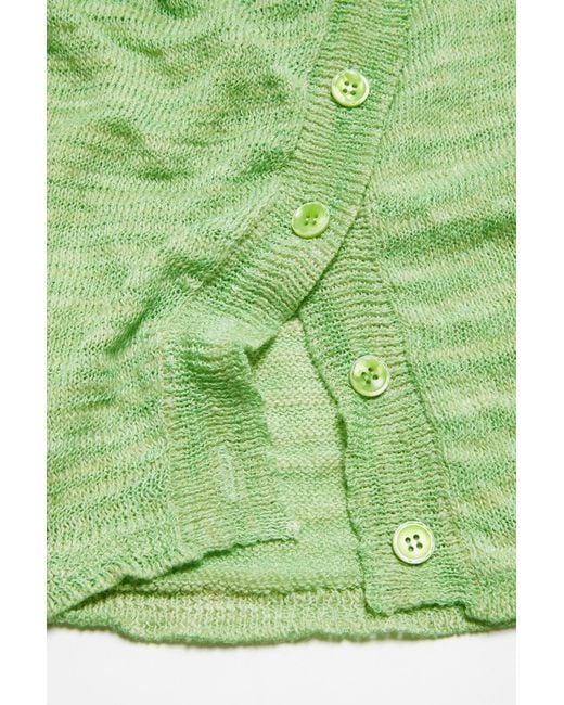Acne Green Knitted Mini Skirt