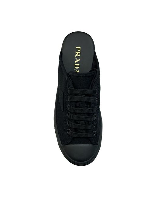 Prada Black Round-Toe Mules for men