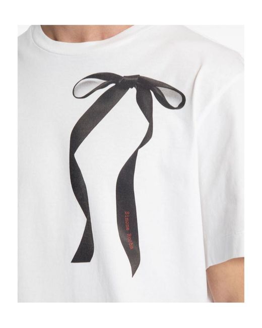 Simone Rocha White Crew Neck T-Shirt for men