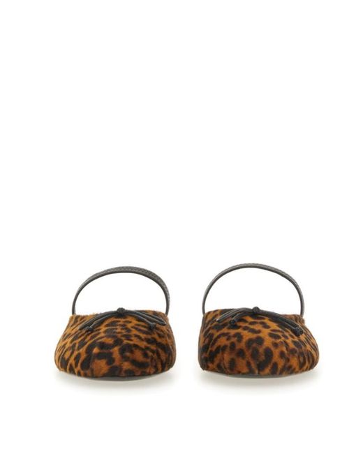 Stuart Weitzman Brown Round-Toe Flat Sandals