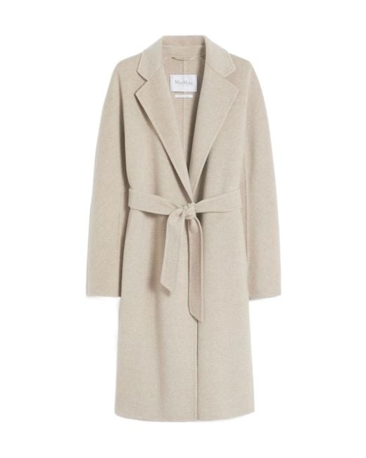 Max Mara Natural Cashmere Belted Coat
