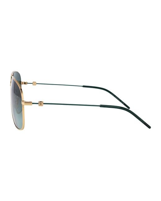 Givenchy Green Eyewear Pilot Frame Sunglasses for men