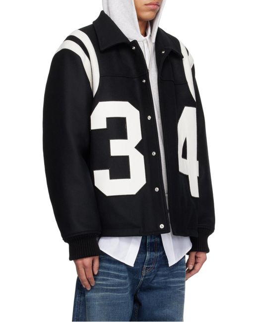 Ambush Blue Baseball Jacket for men