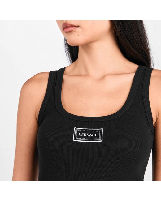 Versace Black Sleeveless Vest