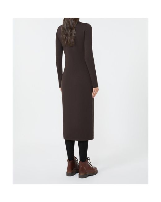 Weekend by Maxmara Brown Long-Sleeved Dress