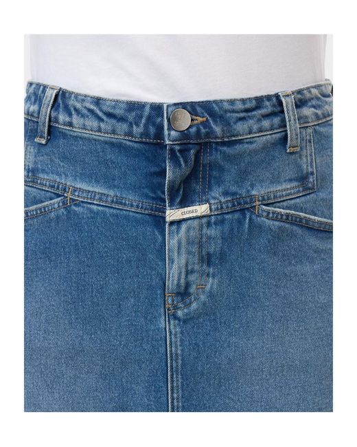 Closed Blue Stover-X Mini Skirt