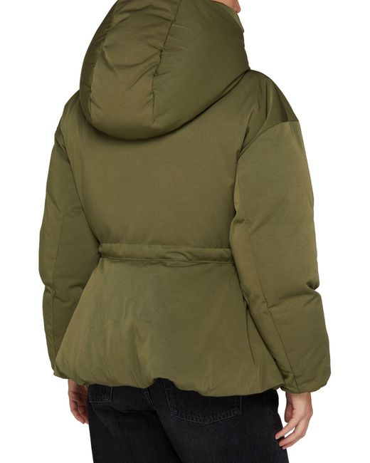 Alexander McQueen Green Basque Down Jacket