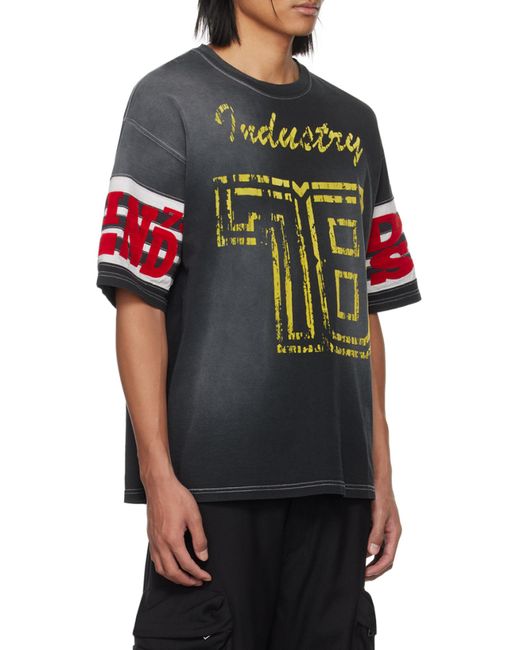 DIESEL Multicolor T-Bost Flocked-Logo Cotton T-Shirt for men