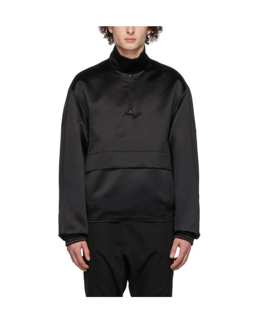 we11done Black Polyester Jacket for men
