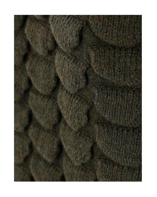 NAMACHEKO Green Virgin Wool Sweater for men