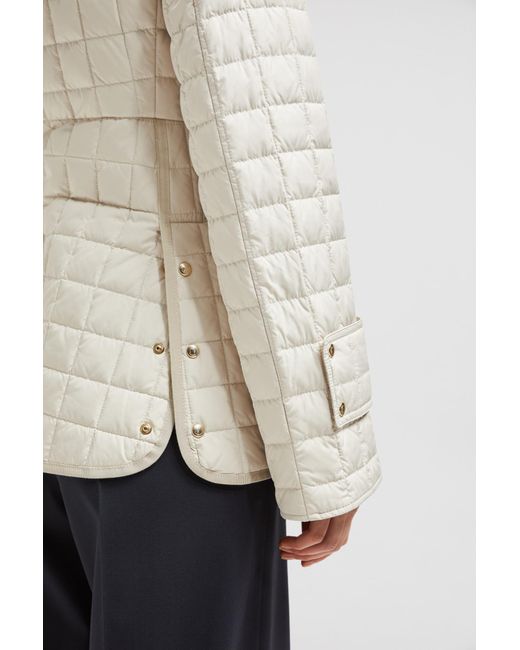 Moncler White Epinal Quilted Down Jacket