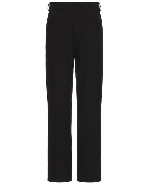 AllSaints Black Halla Wide-Leg Trousers for men