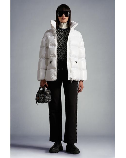 Moncler Black Logo Trim Drawstring Track Pants