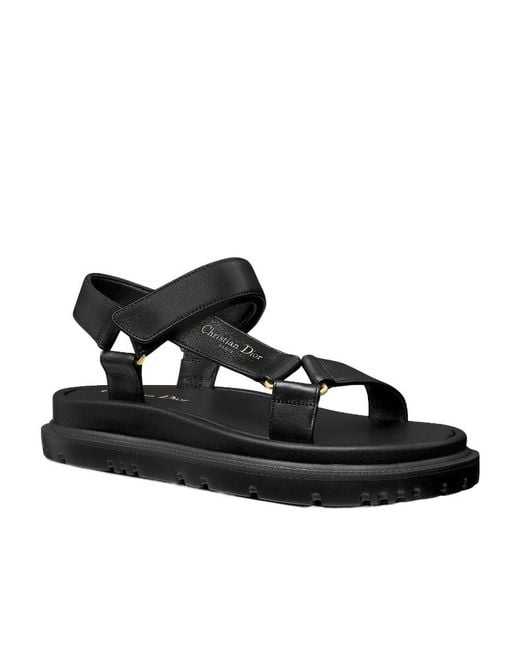 Dior Black D-Wave Sandal