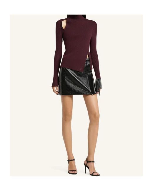 Courreges Purple Courrèges Oblique Butonned Jumper