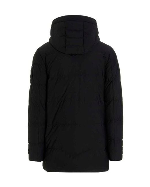 Moose Knuckles Black Valleyfield Padded Jacket for men